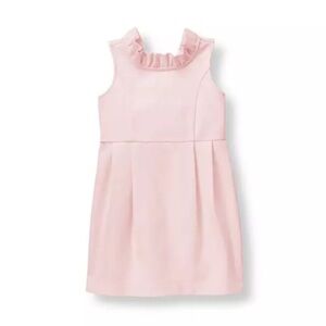 Janie and Jack | Light Pink Ruffle Ponte Dress